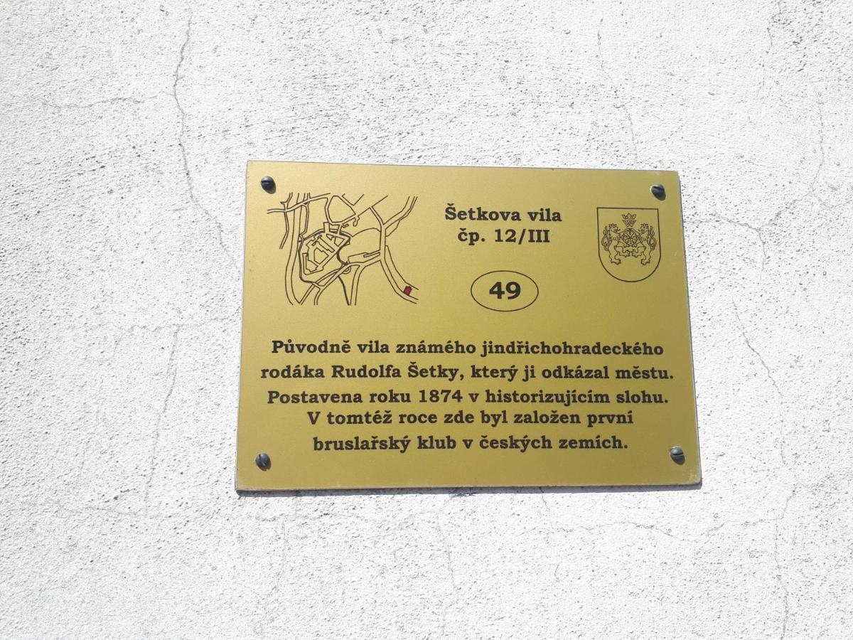 Apartmány Šetkova vila Jindřichův Hradec Exterior foto